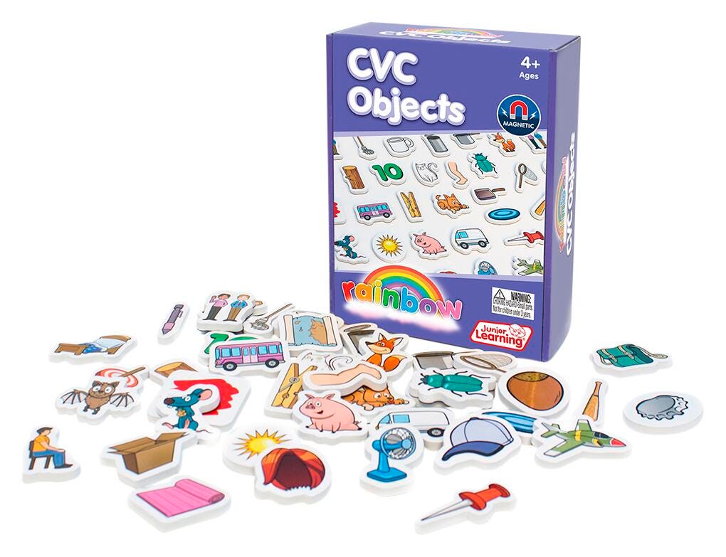 CVC OBJECTS RAINBOW SET OF 40