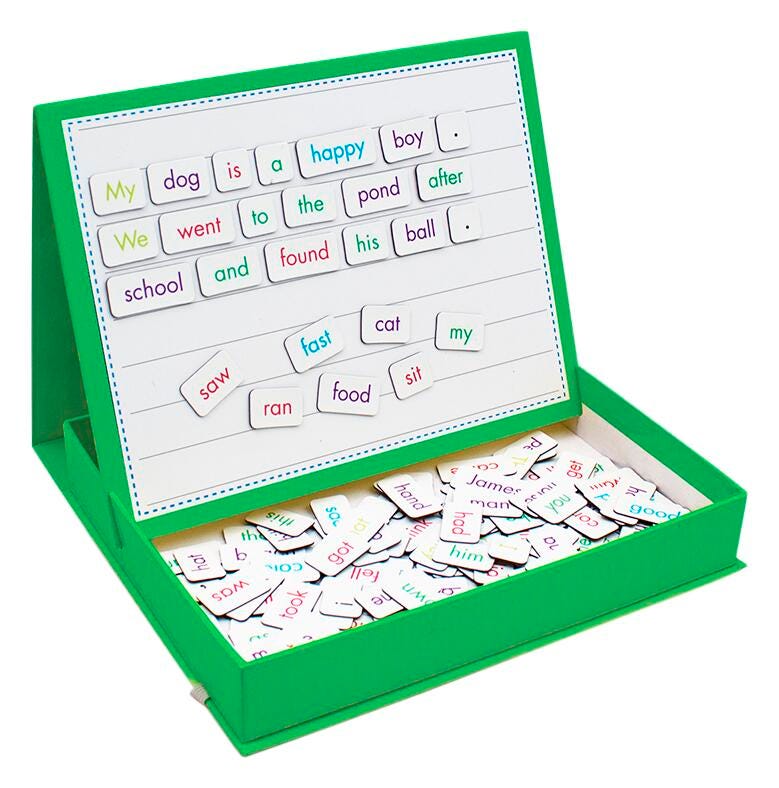 SENTENCES RAINBOW W/ WHITEBOARD SET OF 160