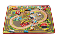 CARPET ACTIVITY PLAYSET DELUXE MULTI VEHICLE
