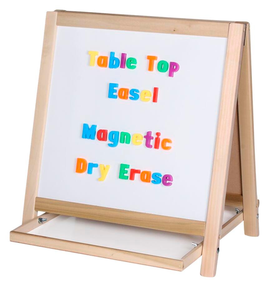 CRESTLINE DOUBLE MAGNETIC TABLE TOP EASEL - 18 X 18 X 19-1/2 INCHES