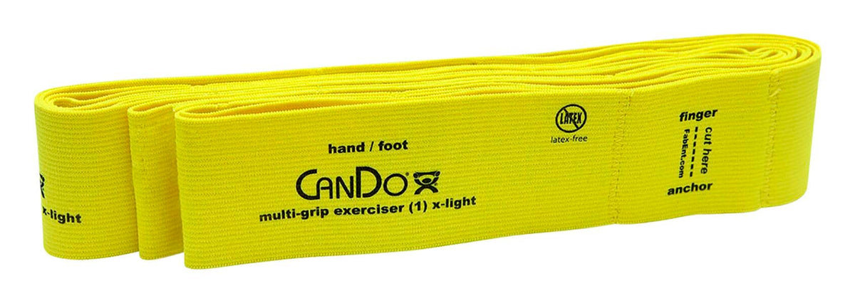 CANDO MULTI-GRIP 6 FOOT EXERCISER X-LIGHT - YELLOW