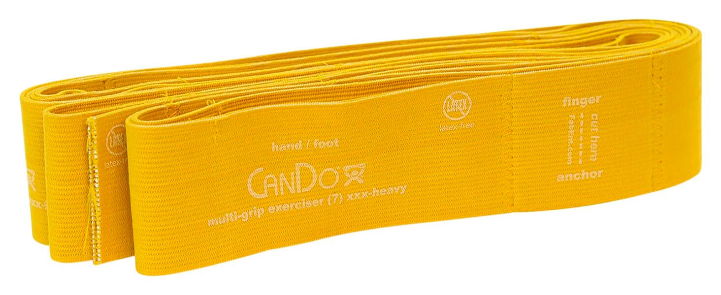 CANDO MULTI-GRIP 6 FOOT EXERCISER XXX-HEAVY - GOLD