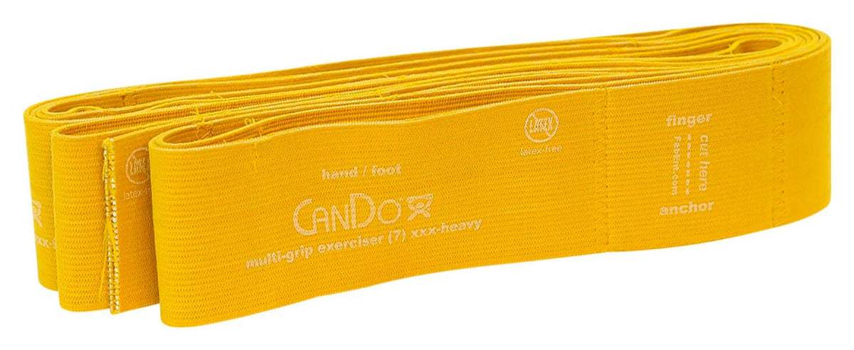 CANDO MULTI-GRIP 6 FOOT EXERCISER XXX-HEAVY - GOLD