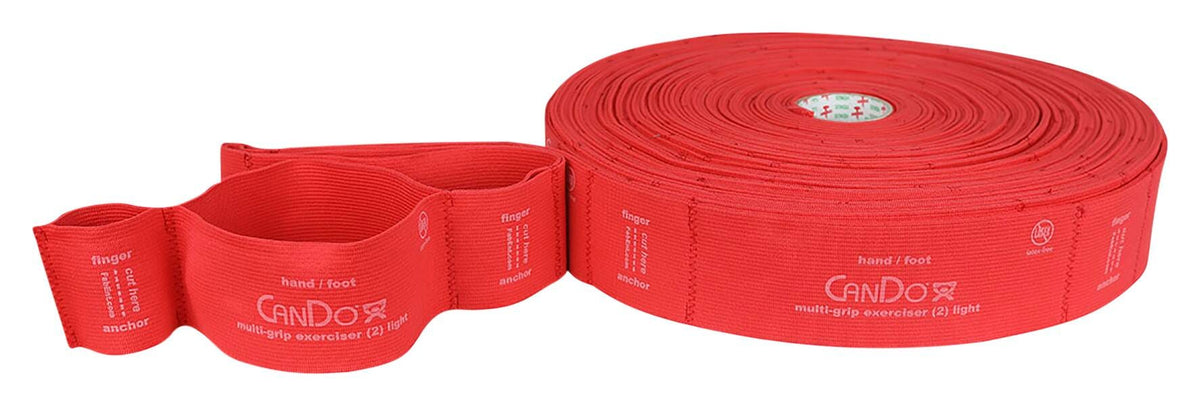 CANDO MULTI-GRIP 90 FOOT ROLL LIGHT - RED