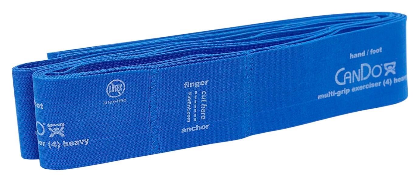 CANDO MULTI-GRIP 6 FOOT EXERCISER HEAVY - BLUE
