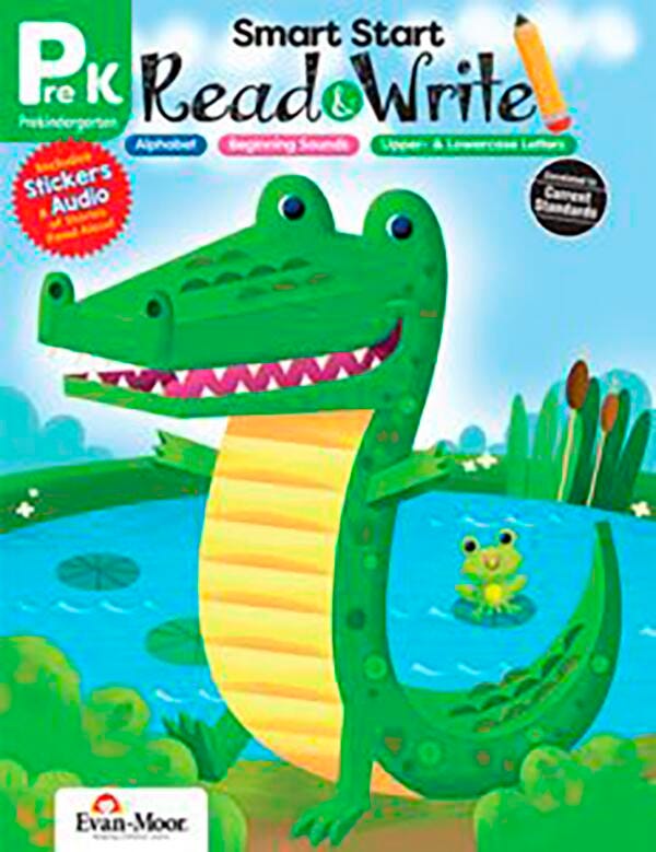 WORKBOOK - SMART START - READ AND WRITE GRADE PREK