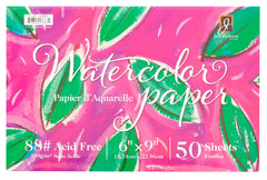 PAPER WATERCOLOR JACK RICHESON 6X9 88LB 50 SHTS