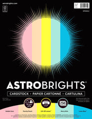 PAPER CARDSTOCK 8.5X11 SPRINKLE ASST 65 LB 250 SHEETS