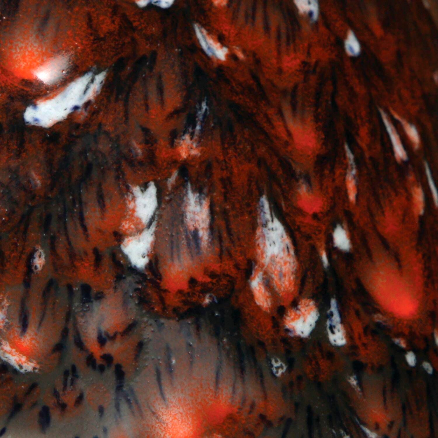 GLAZE MAYCO JUNGLE GEMS CG-986 SMOKE AND FIRE PINT