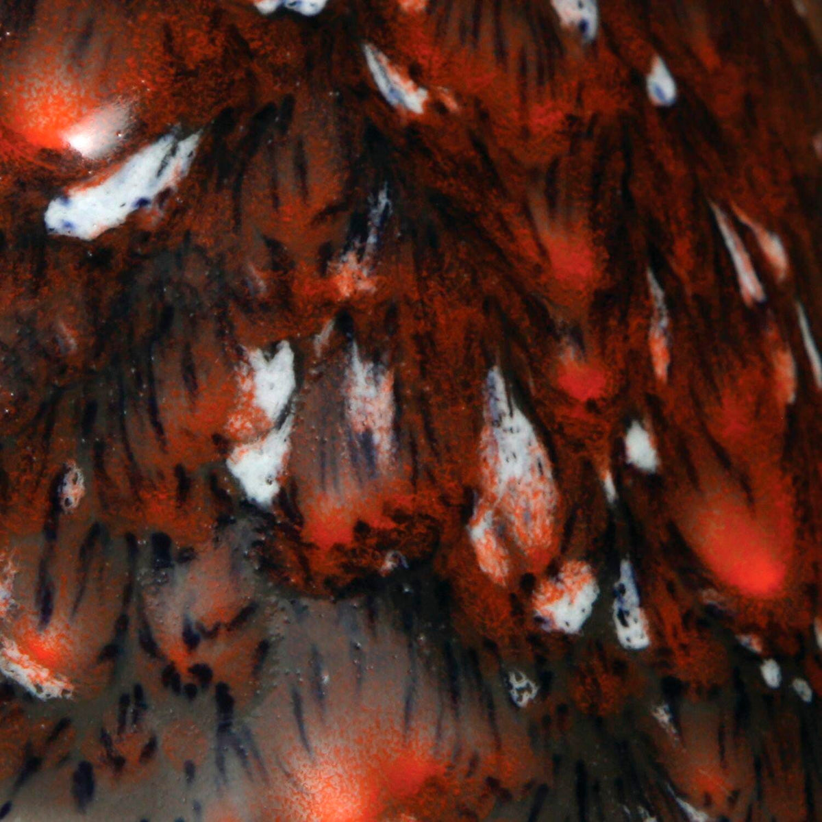 GLAZE MAYCO JUNGLE GEMS CG-986 SMOKE AND FIRE PINT