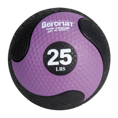 DELUXE MEDICINE BALL 25 LB BLACK/PURPLE
