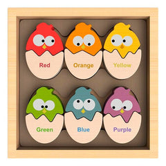 COLOR N EGGS BILINGUAL PUZZLE