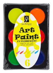 PAINT ART RICHESON 6 COLOR UV FLOURESCENT SET