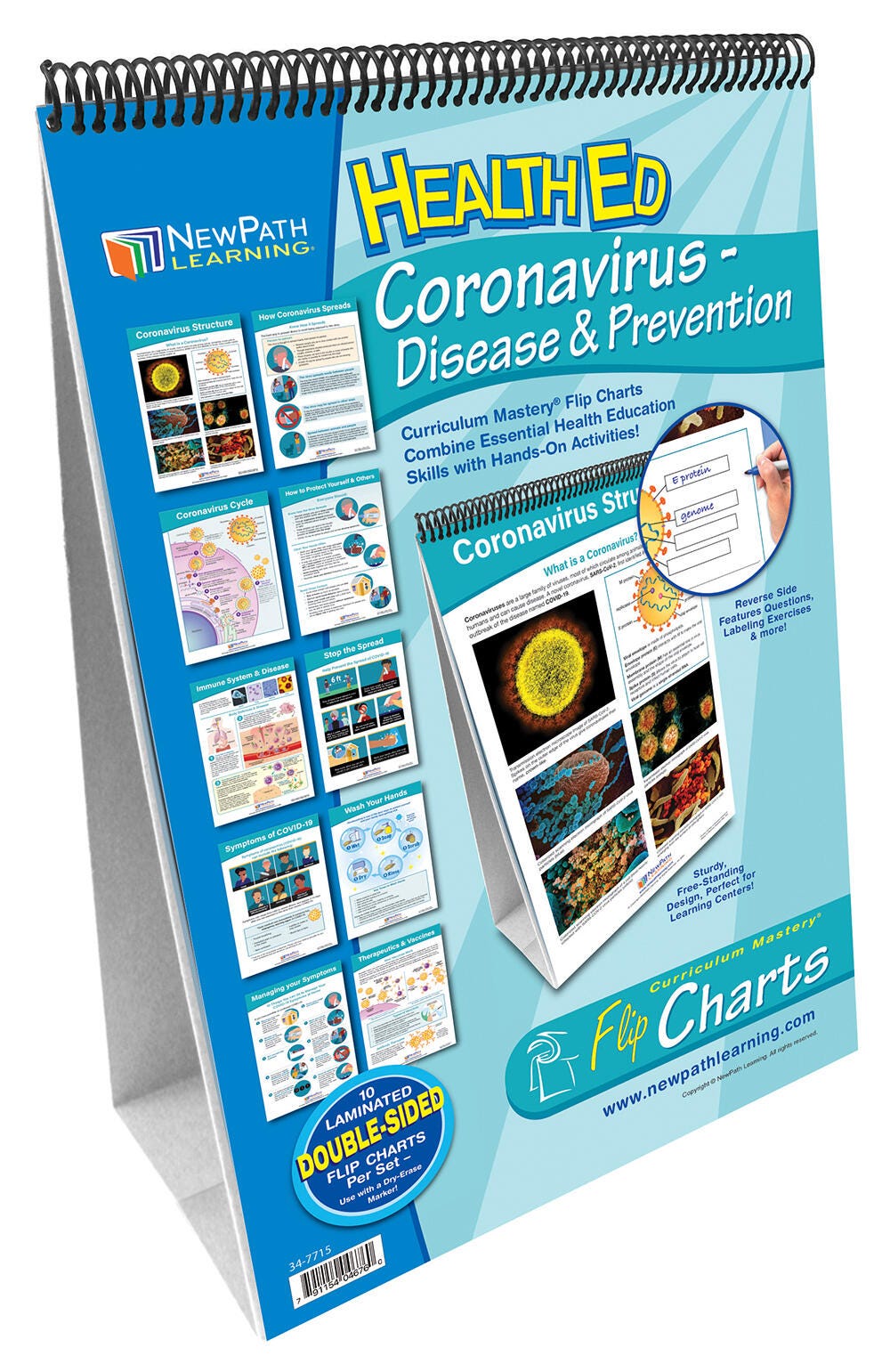 CORONAVIRUS DISEASE AND PREVENTION FLIP CHART SET