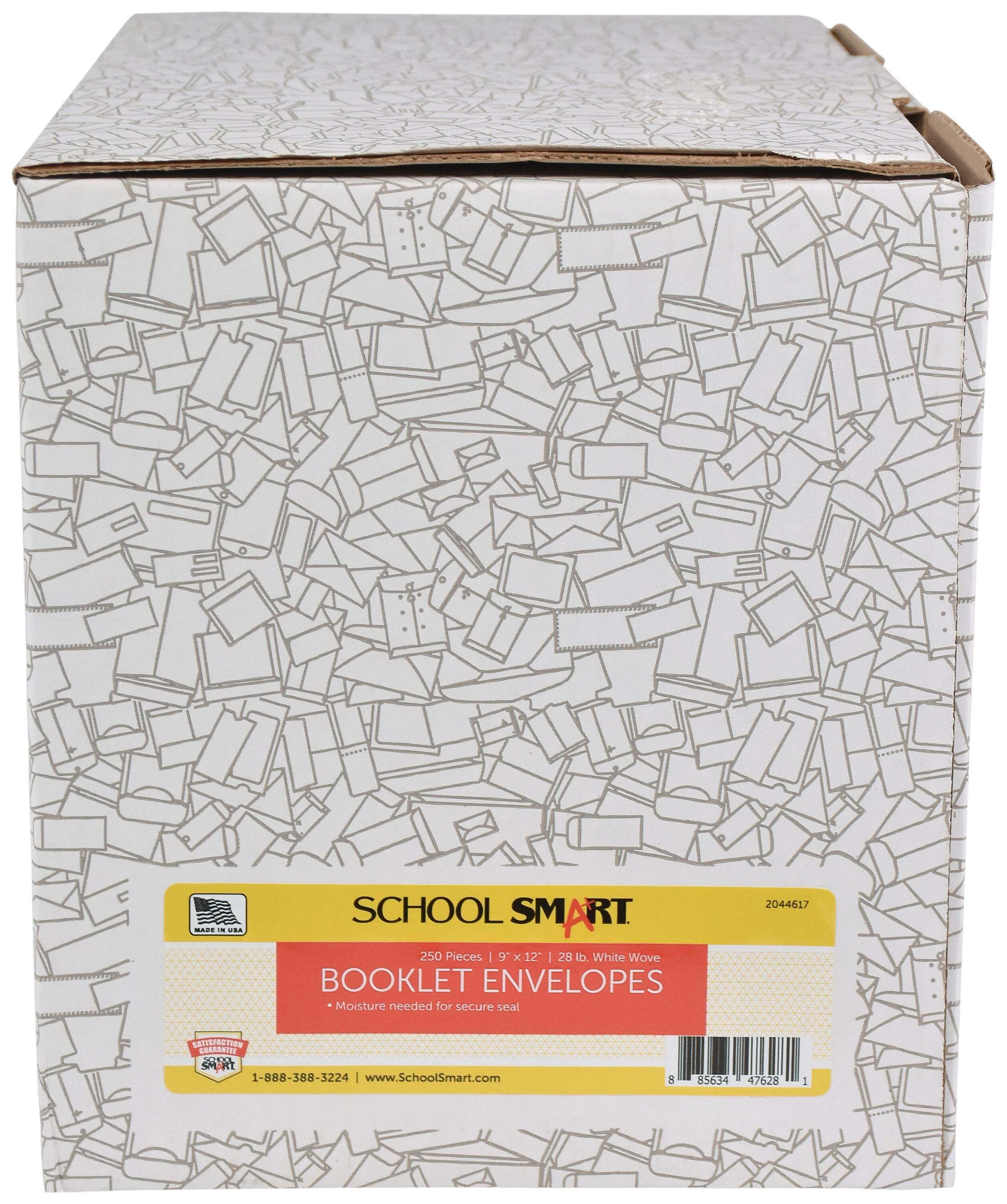 ENVELOPE CATALOG 9X12 IN SIDE OPEN WHITE SCHOOL SMART BX OF 250