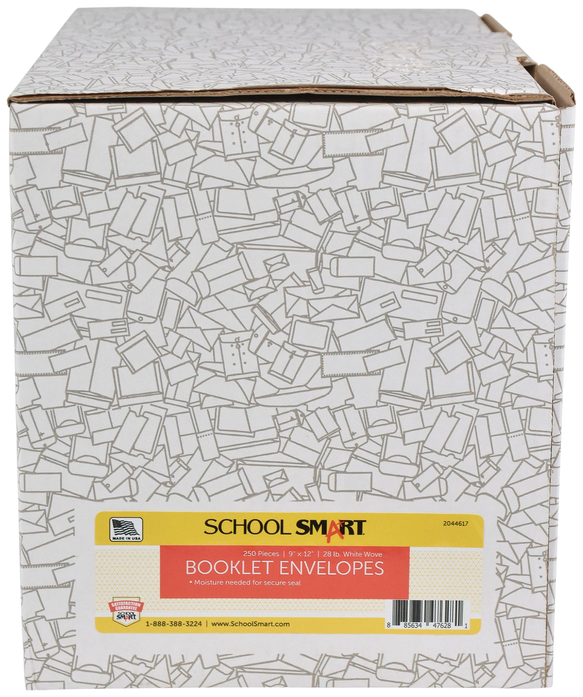 ENVELOPE CATALOG 9X12 IN SIDE OPEN WHITE SCHOOL SMART BX OF 250