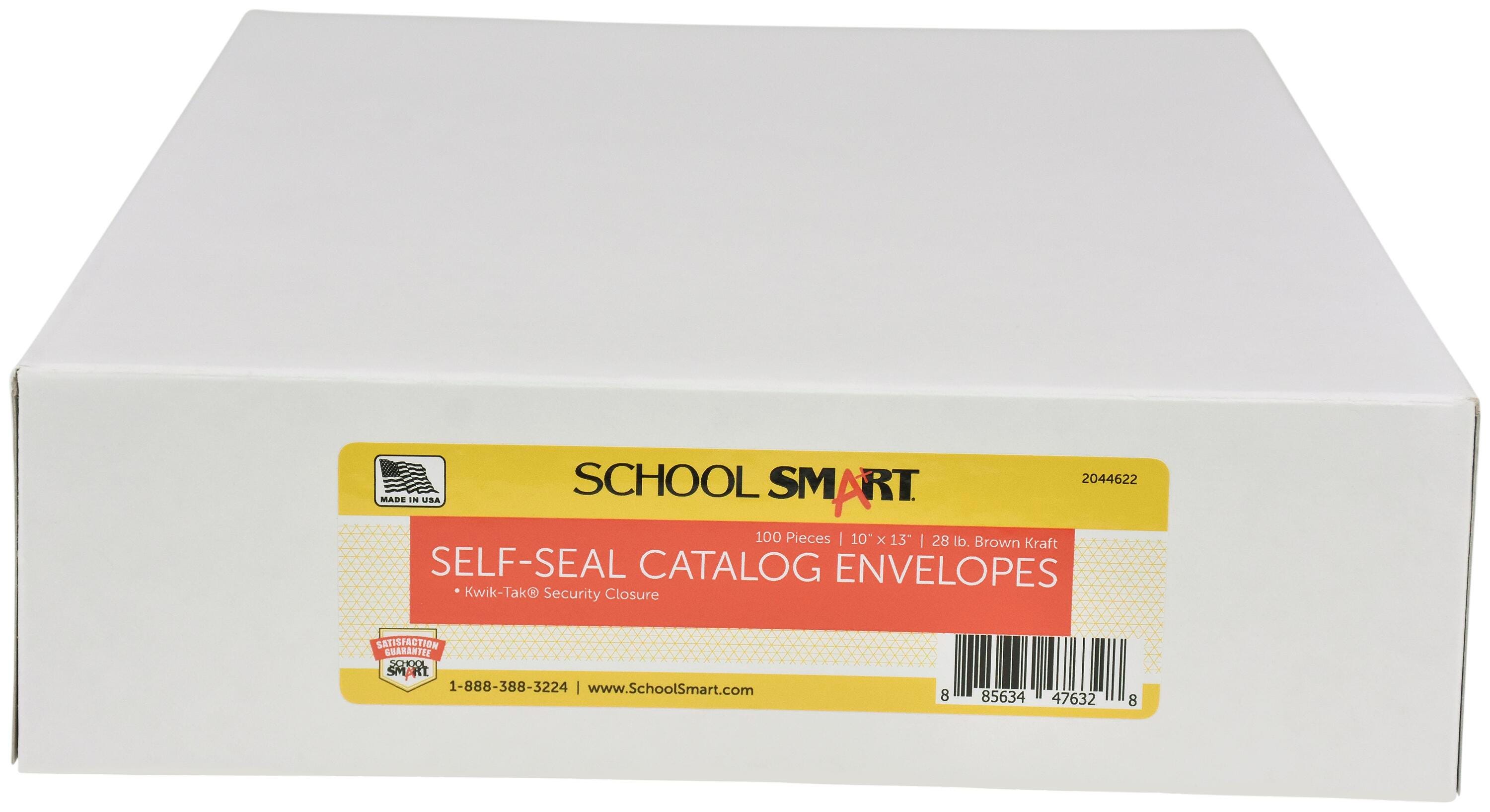 ENVELOPE KWIK TAK 10X13 IN 28 LB KRAFT SCHOOL SMART BX OF 100