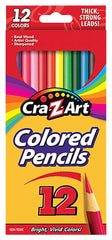 PENCILS COLORED CRAZY ART ASST COLORS SET OF 12