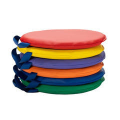 FLOOR CUSHIONS - 12 X 12 X 1 INCHES - SET OF 6