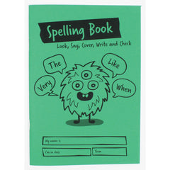 Spelling Book A5 Green Pk 30