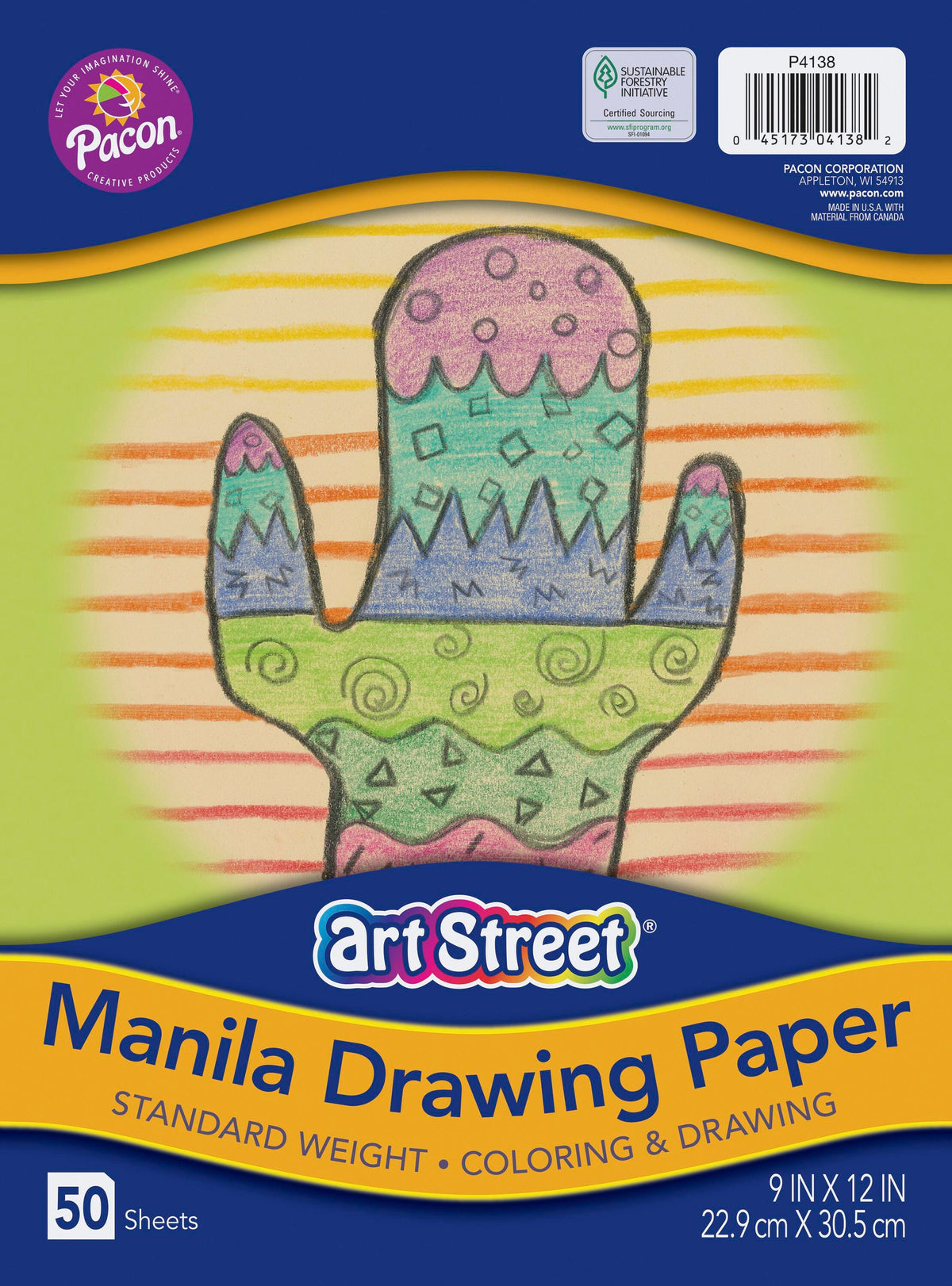PAPER DRAWING 9X12 IN MANILA 50 SHTS