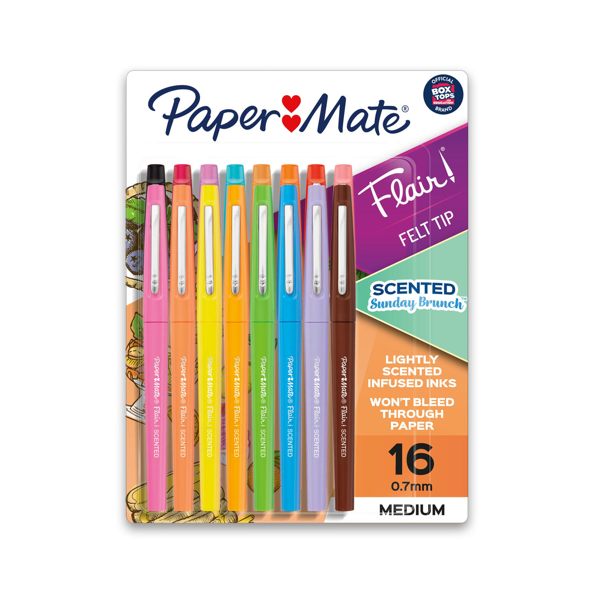 PEN FLAIR SCENTED ASST SET OF 16