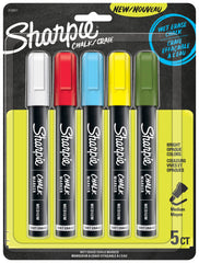 CHALK SHARPIE WET ERASE MARKER ASST STANDARD SET OF 5