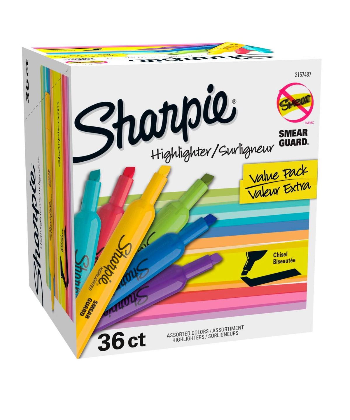 HIGHLIGHTER SHARPIE TANK ASST SET OF 36