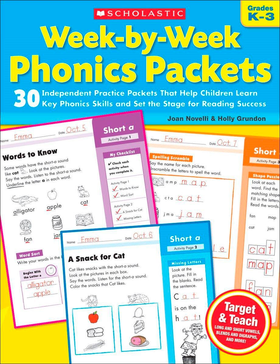WORKBOOK WEEK-BY-WEEK PHONICS PACKETS