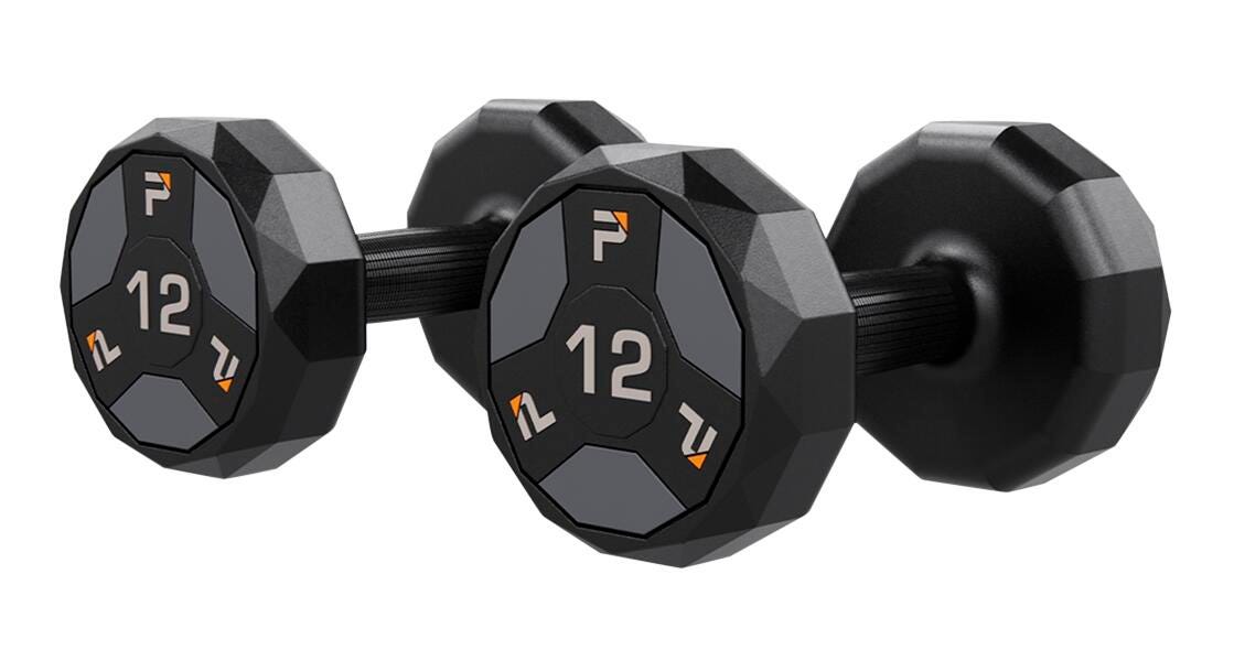 URETHANE DUMBBELLS - PAIR - 12 LBS