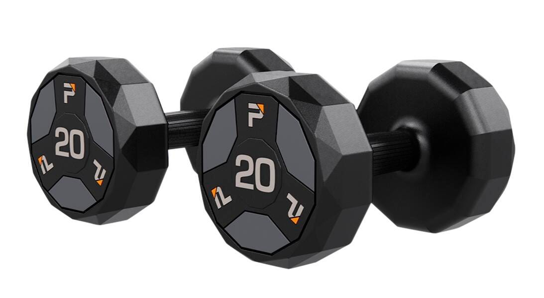 URETHANE DUMBBELLS - PAIR - 20 LBS