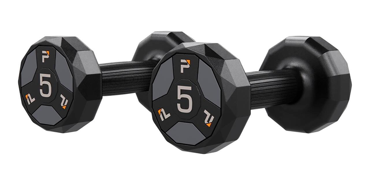URETHANE DUMBBELLS - PAIR - 5 LBS
