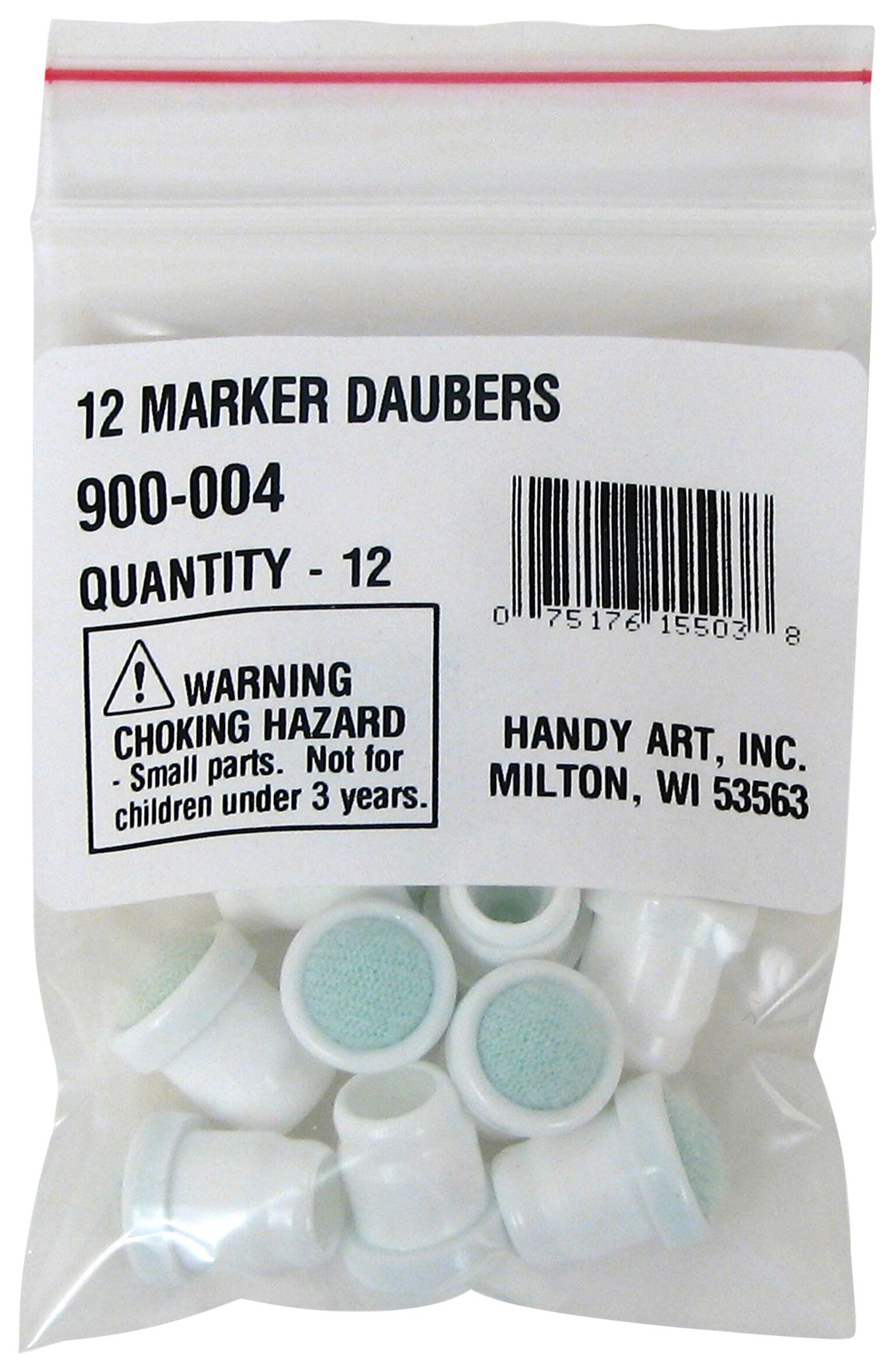 BOTTLE PAINT DAUBER REFILL TIPS PACK OF 12