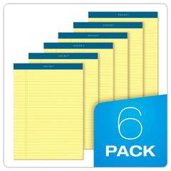 PAPER PAD LEGAL 8.5 X 11.75 IN CANARY 50 SHTS PK OF 6 TOP63406