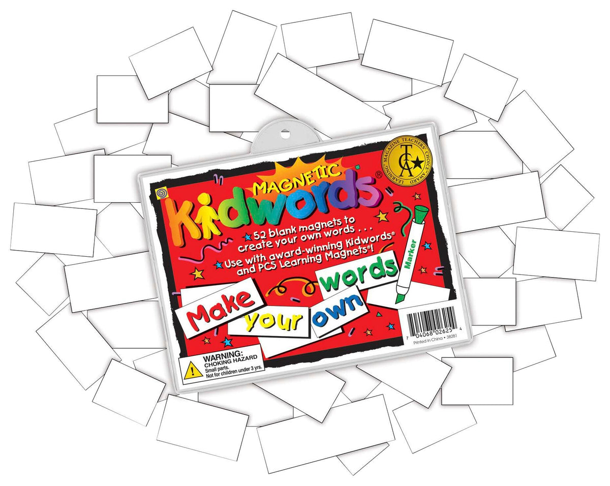 BARKER CREEK MAGENTIC WORD TILES BLANK SET OF 52