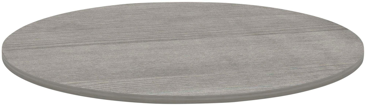 CLASSROOM SELECT - TOP CONFERENCE TABLE ROUND WEATHERED CHARCOAL