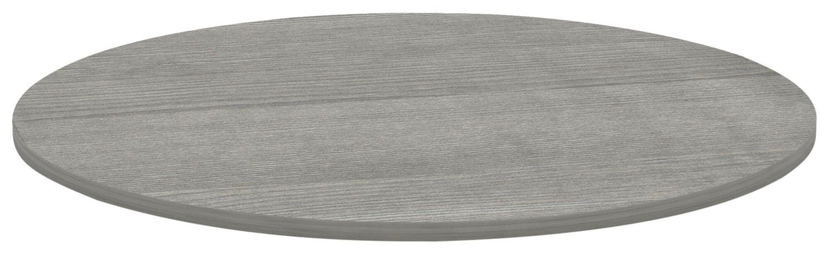 CLASSROOM SELECT - ROUND CONFERENCE TABLE TOP 48 IN - LAMINATE - WEATHERED CHARCOAL