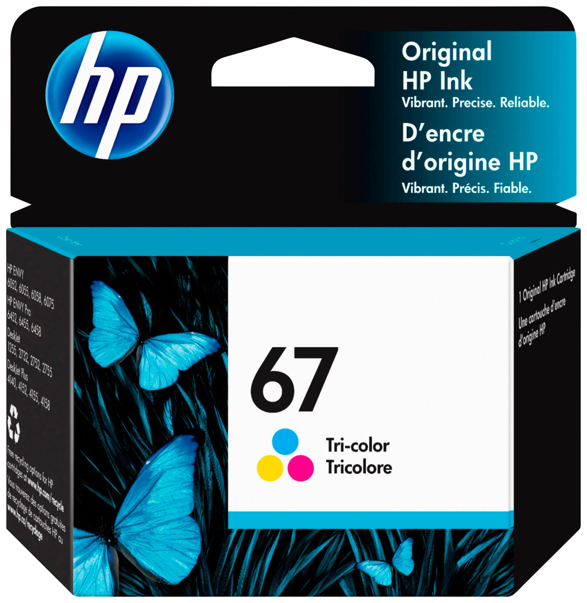 CARTRIDGE INK TONER HP HEW3YM55AN TRI-COLOR