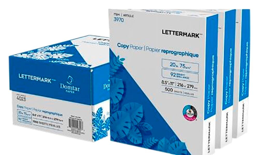 PAPER LETTERMARK 8.5X11 IN WHITE CASE OF 3