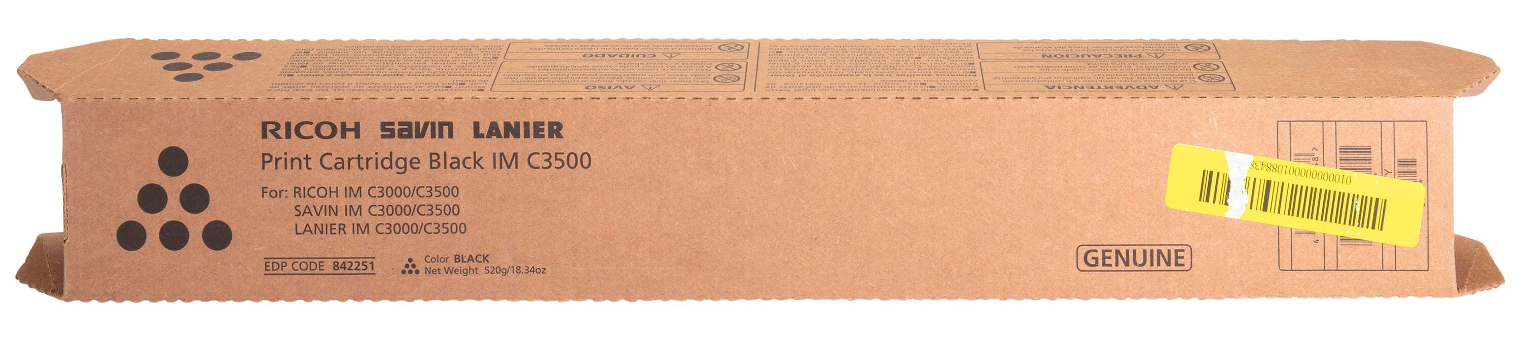 CARTRIDGE INK TONER RICOH RIC842251 BLACK