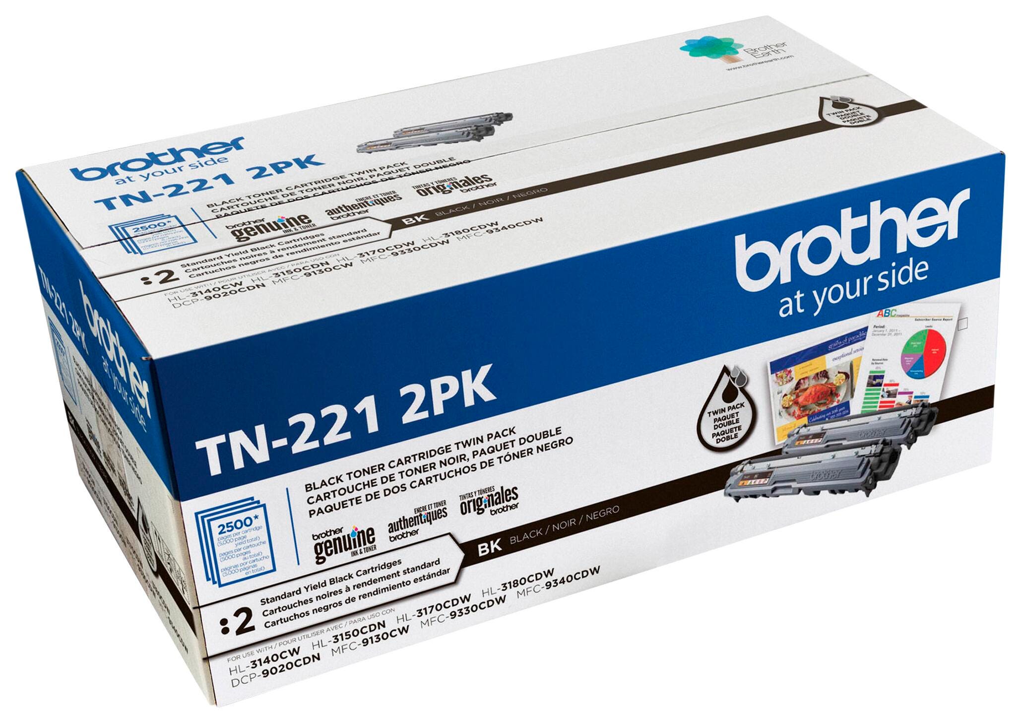 CARTRIDGE INK TONER BROTHER BRTTN2212PK BLACK