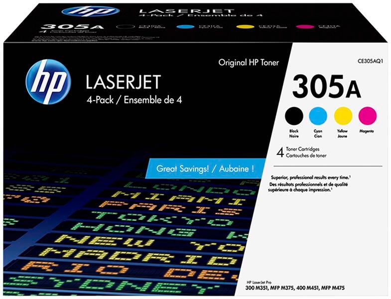 CARTRIDGE INK TONER HP HEWCE305AQ1 MULTI-COLOR