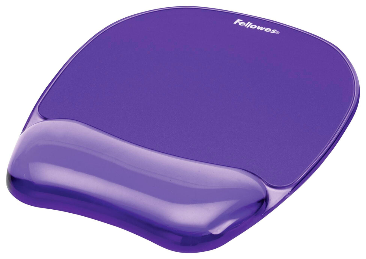 MOUSE PAD WITH GEL WRIST REST PURPLE FEL91441
