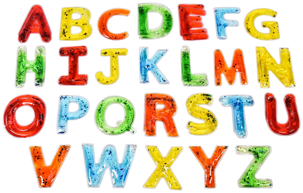 ABILITATIONS ALPHABET FIDGETS UPPERCASE - SET OF 38 11 X 15CM