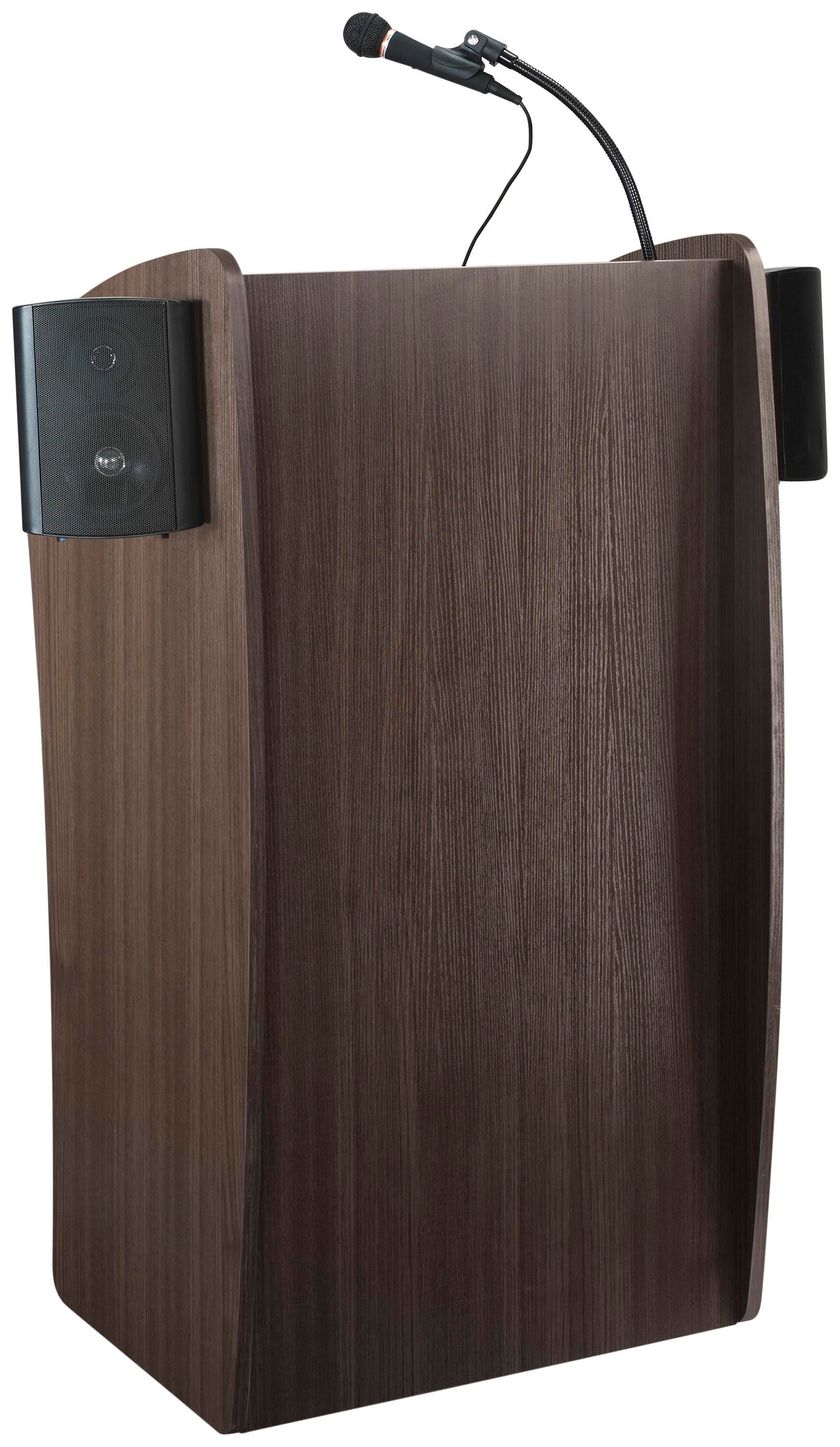 LECTERN VISION WITH SOUND IN RIBBONWOOD FINISH