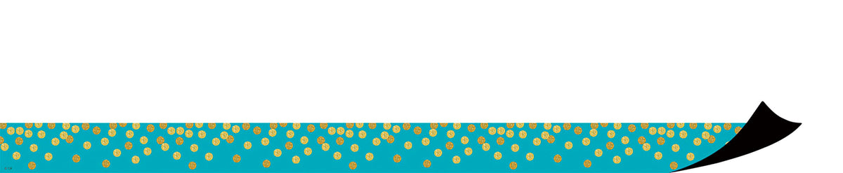 TEAL CONFETTI MAGNETIC BORDER TRIM TCR77389