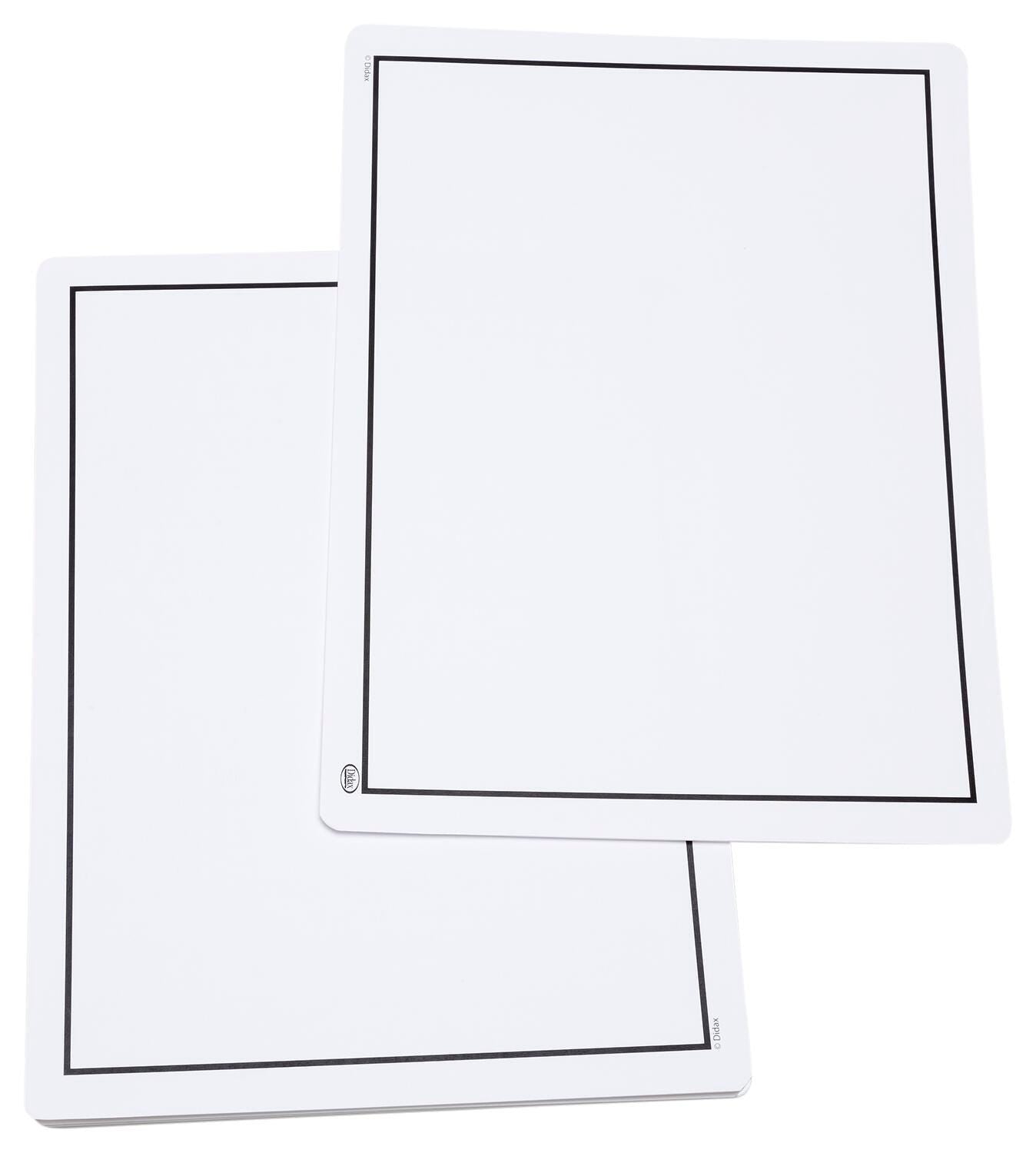 WRITE-ON WIPE-OFF BLANK MATS