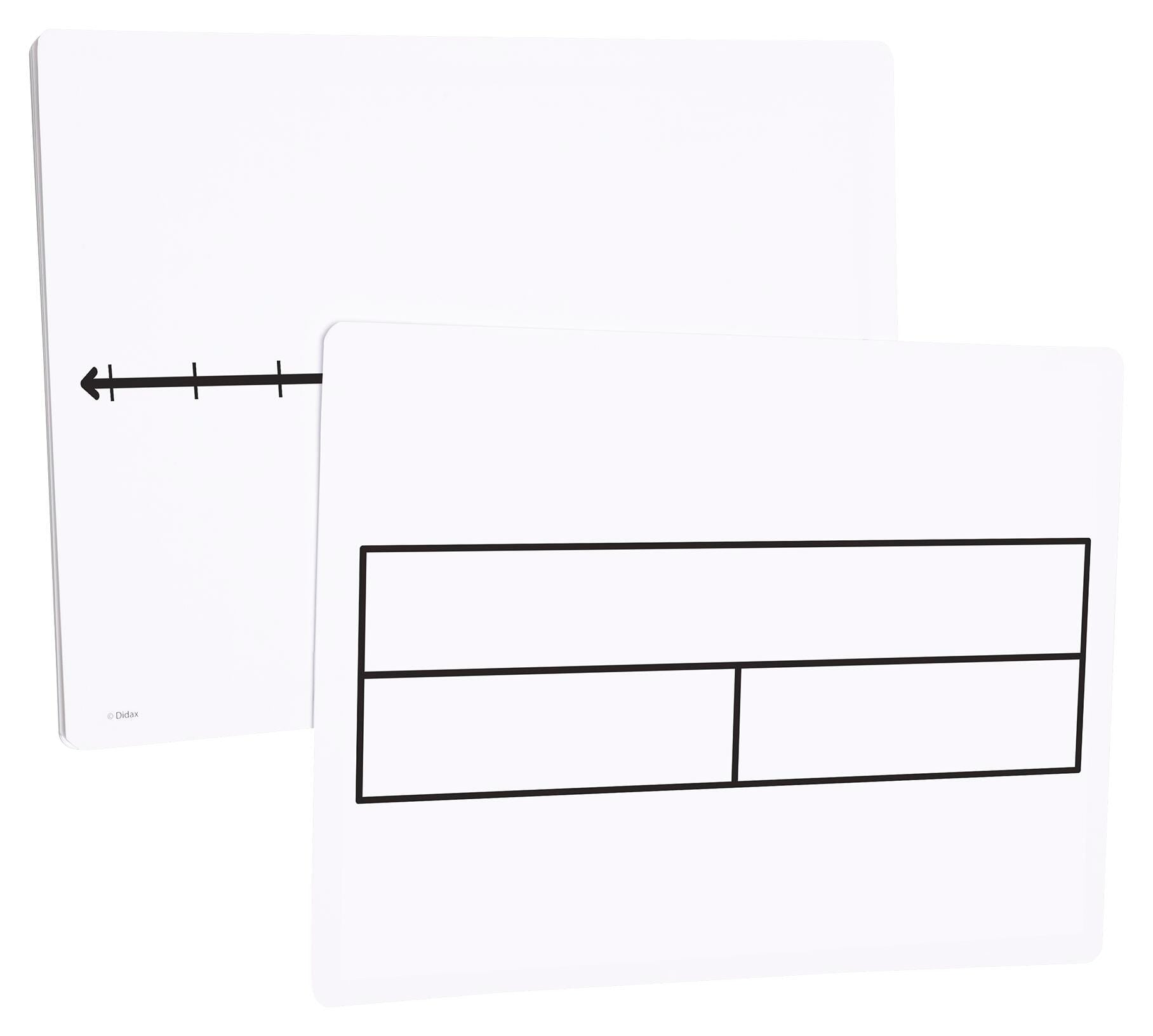 WRITE-ON WIPE-OFF PART-PART-WHOLE - NUMBER LINE MATS