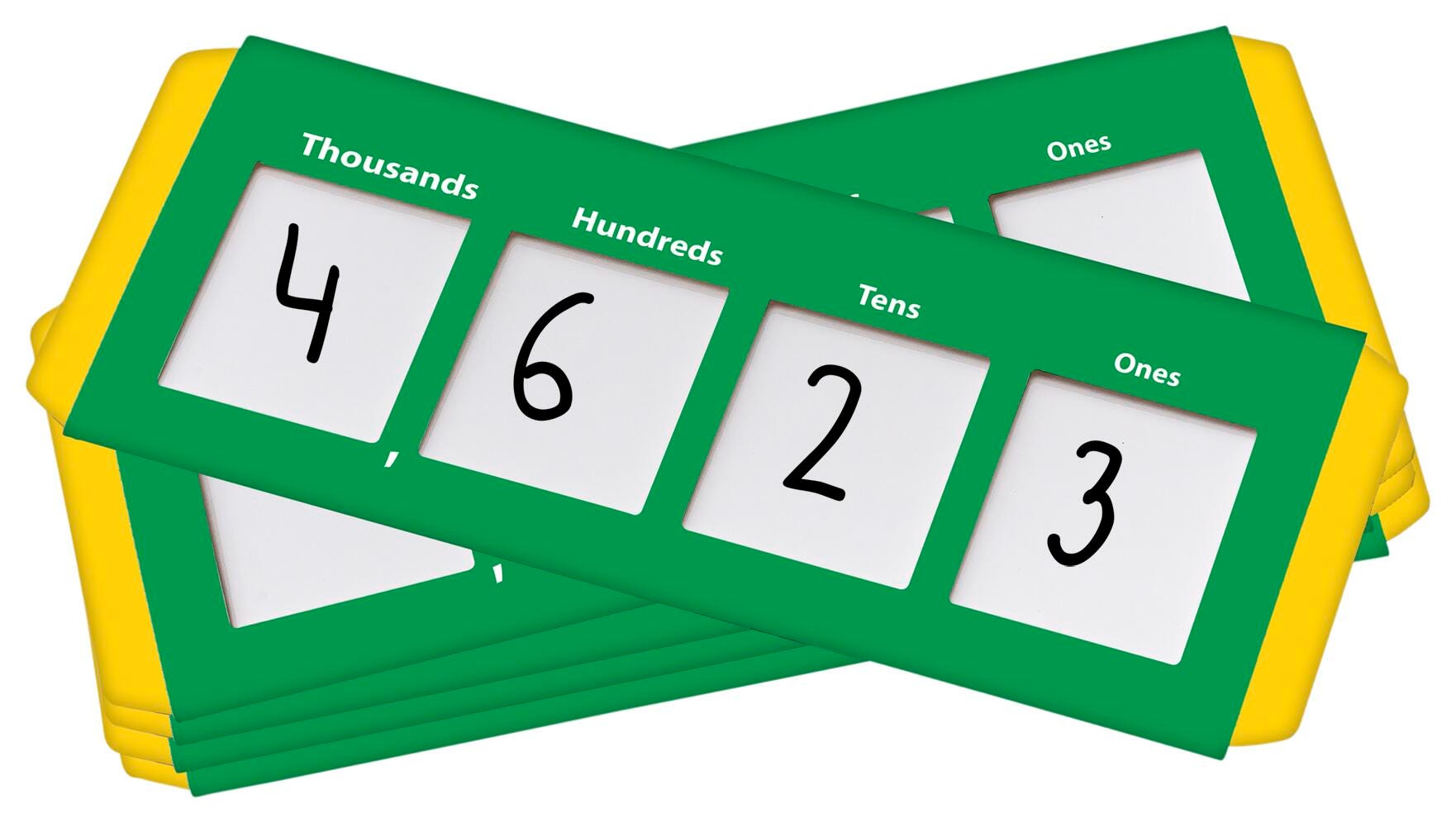PLACE VALUE SLIDERS ONES TO THOUSANDS - PACK OF 10
