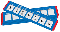 PLACE VALUE SLIDERS ONES TO MILLIONS - PACK OF 10